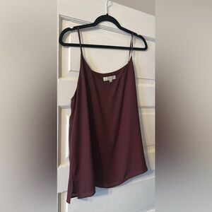 LOFT Women's Burgundy Top